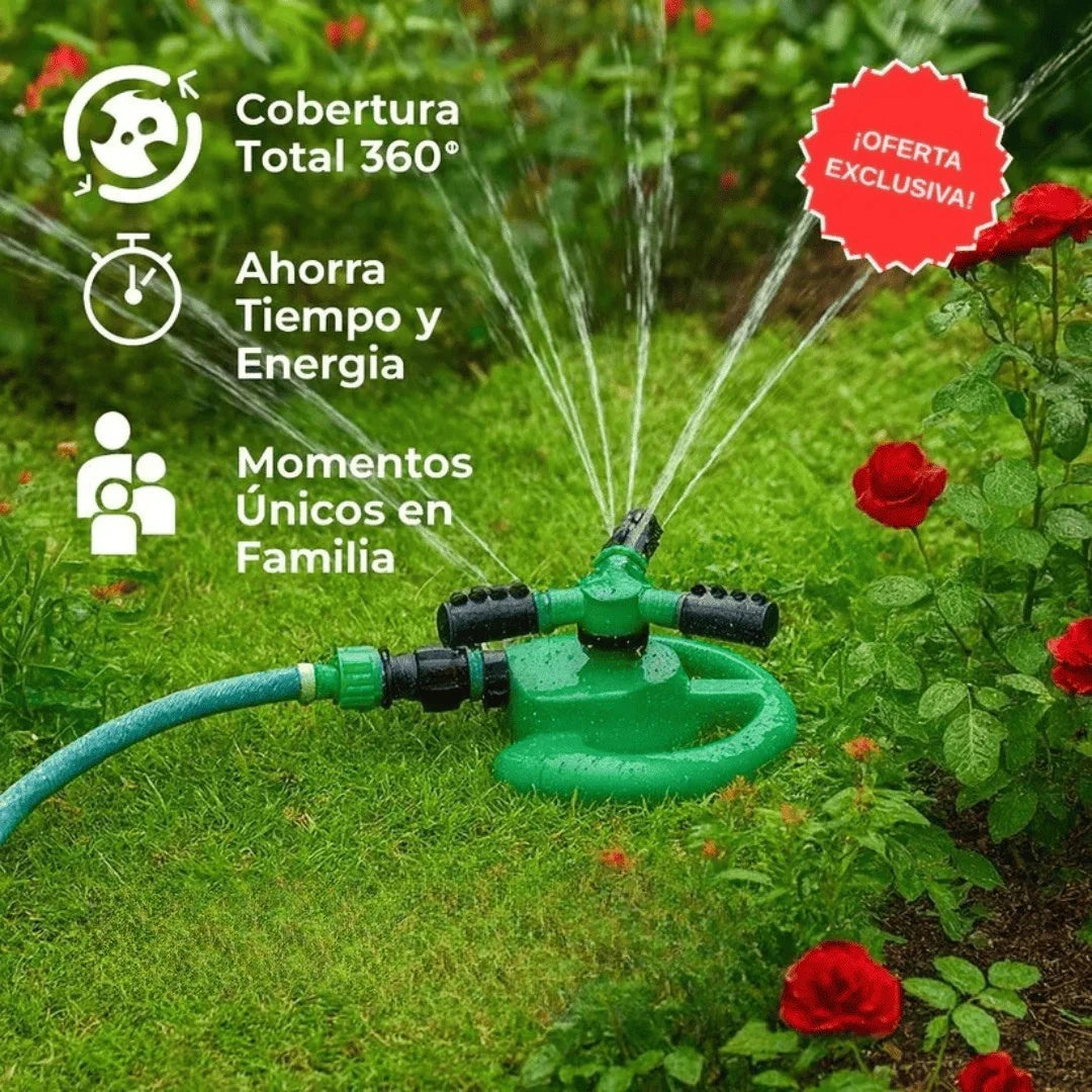 Aspersor triple de Jardín Pack x2