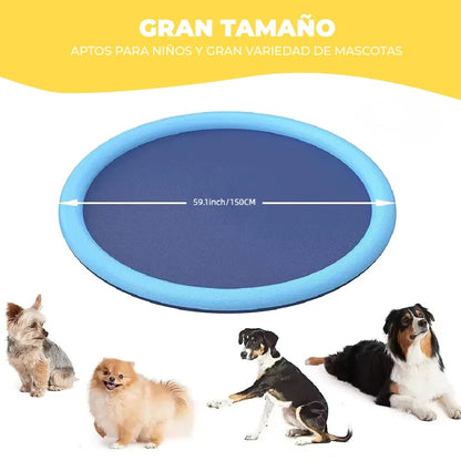 Piscina con Aspersores para Perros y Niños