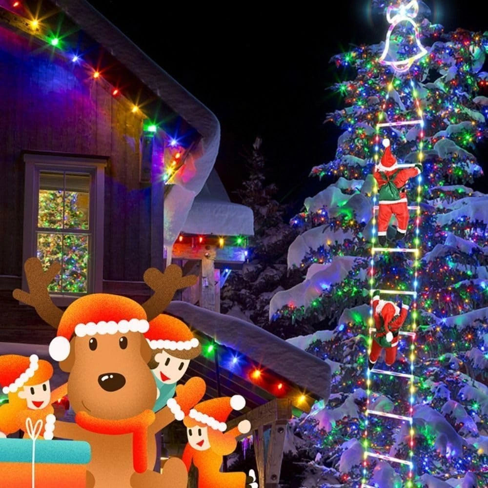 Escalera de Papá Noel Navideña