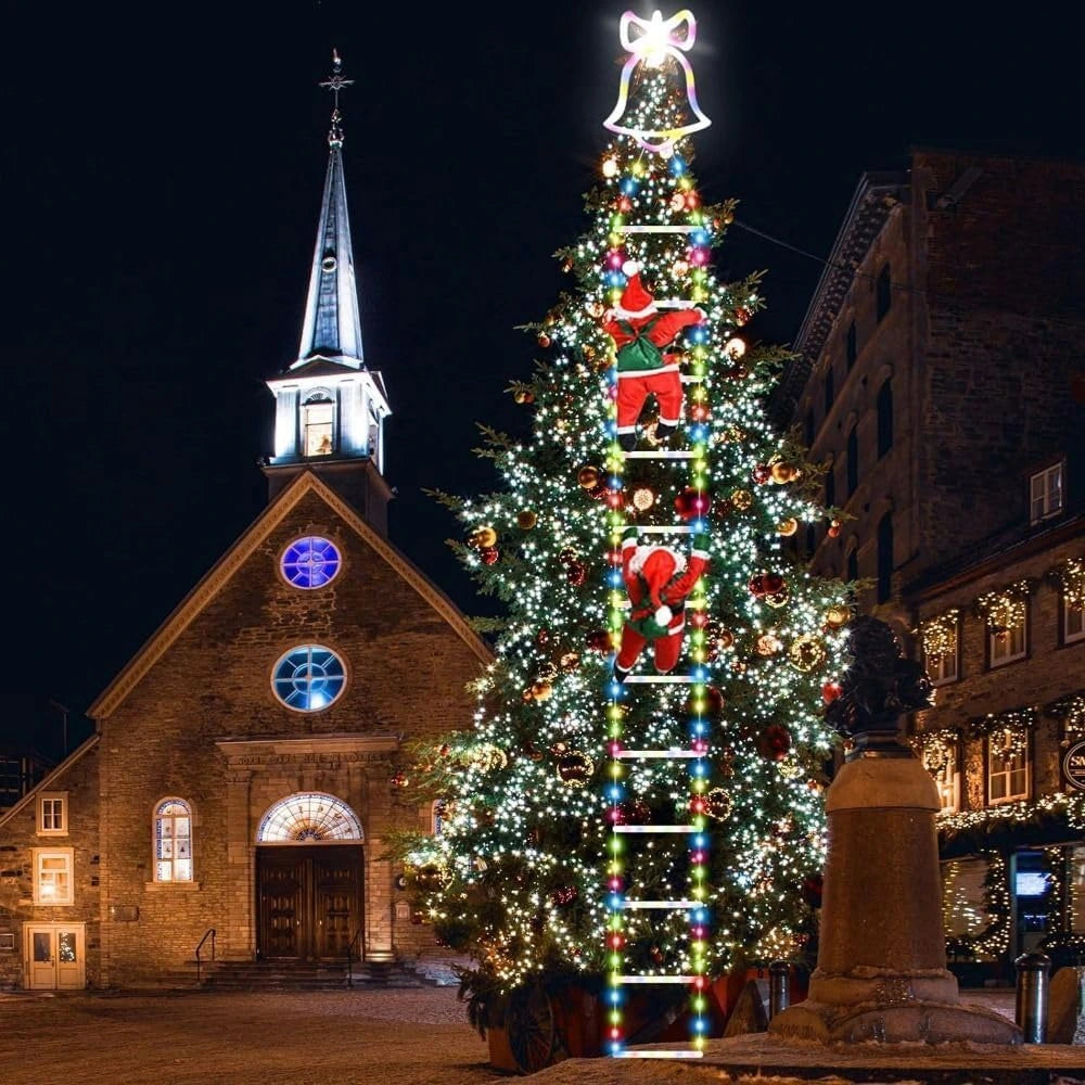 Escalera de Papá Noel Navideña