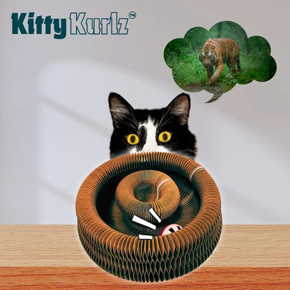 Rascador Mágico para Gato - Kitty Kurlz™ 2 x 1