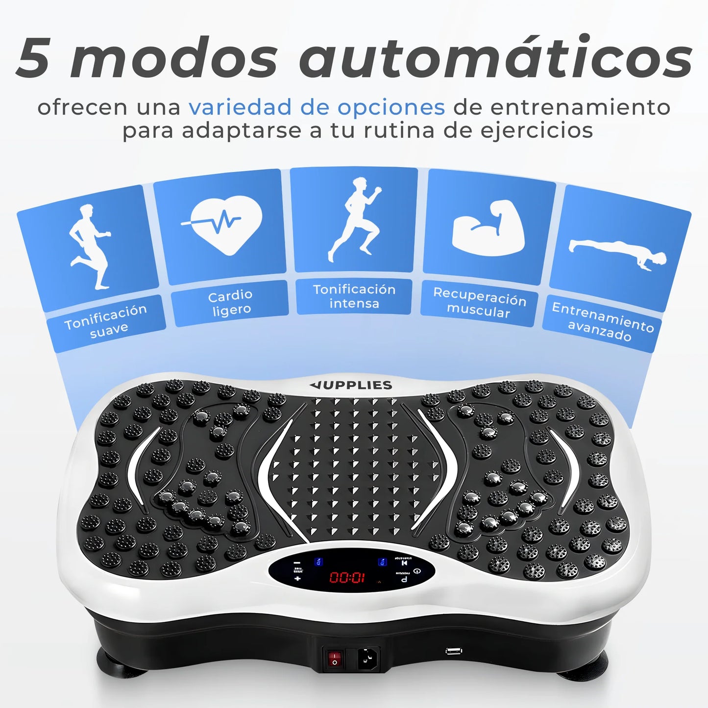 Plataforma Vibratoria Fitness JUPPLIES