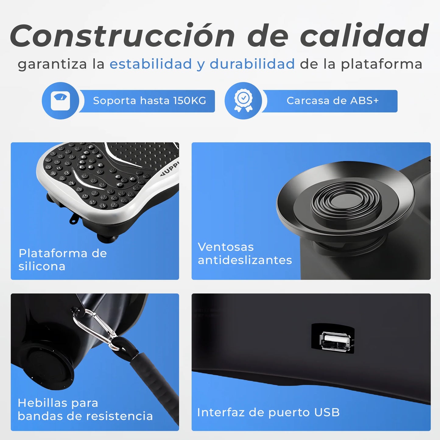 Plataforma Vibratoria Fitness JUPPLIES