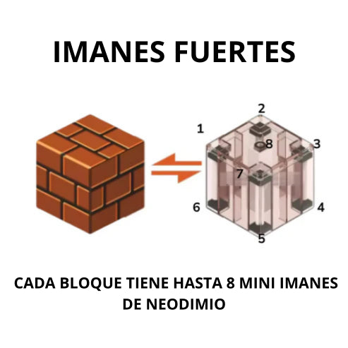 Bloques magnéticos BeeFun BeeBricks – 100 piezas + Envío GRATIS