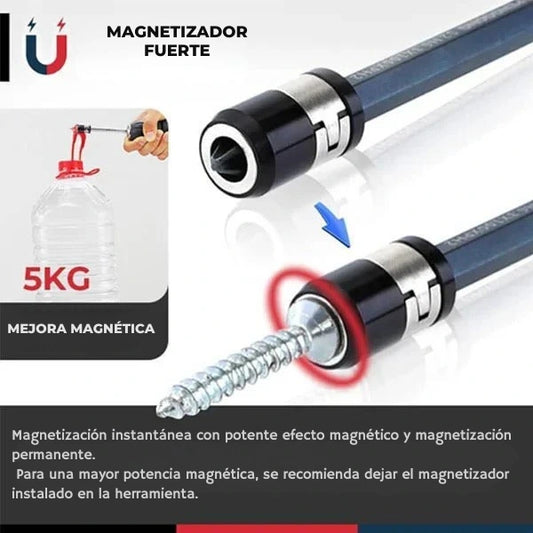 Punta de destornillador magnética