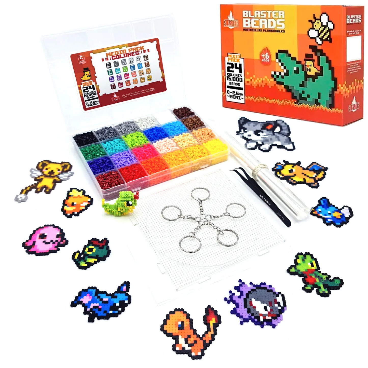 Blaster Beads Pack de 2.6mm - De 10 hasta 36 Colores