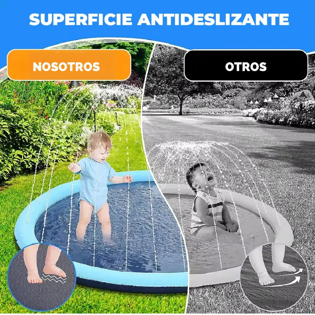 Piscina con Aspersores para Perros y Niños