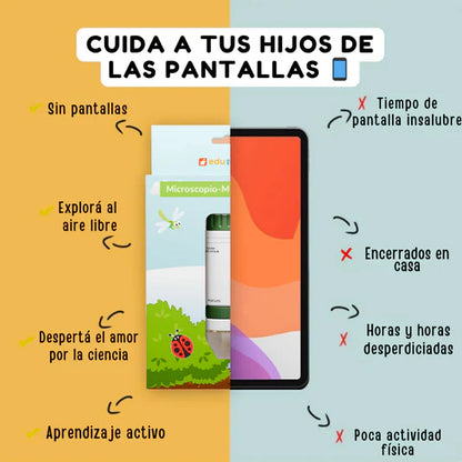 Microscopio | MicroToy | Regálale la experiencia de un microscopio, en un juguete portátil