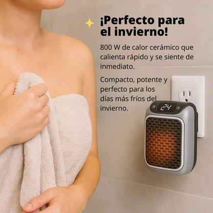 Calefactor Digital Portátil: Calienta La Habitación Sin Aumentar La Factura De La Luz