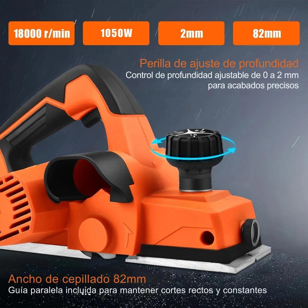 Cepilladora Eléctrica para Madera