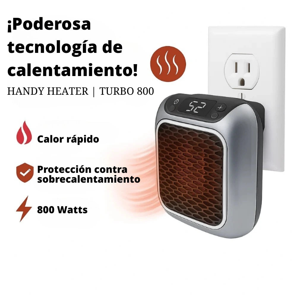 Calefactor Digital Portátil: Calienta La Habitación Sin Aumentar La Factura De La Luz