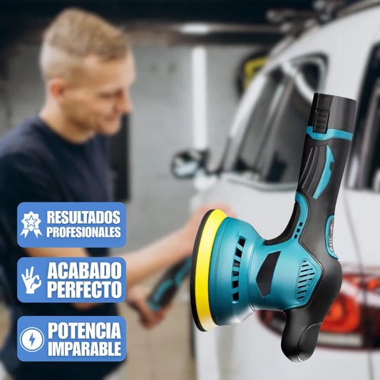 Pulidora Lijadora Eléctrica Inalámbrica para Carros, Madera, Metal