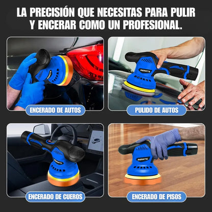 Pulidora Lijadora Eléctrica Inalámbrica para Carros, Madera, Metal