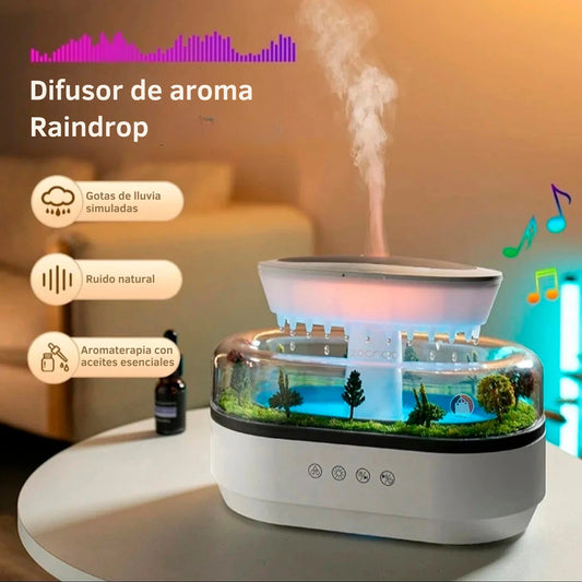 Difusor Humidificador LED con Micro Paisaje de 250 ml
