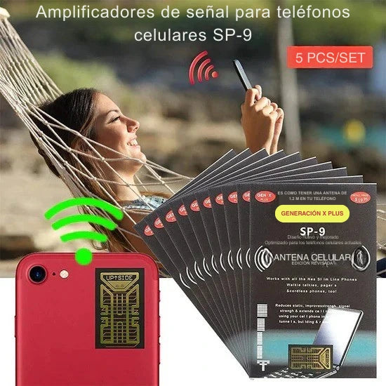 Chip Adhesivo Amplificador de Señal para Teléfono e Internet-NETPATCH