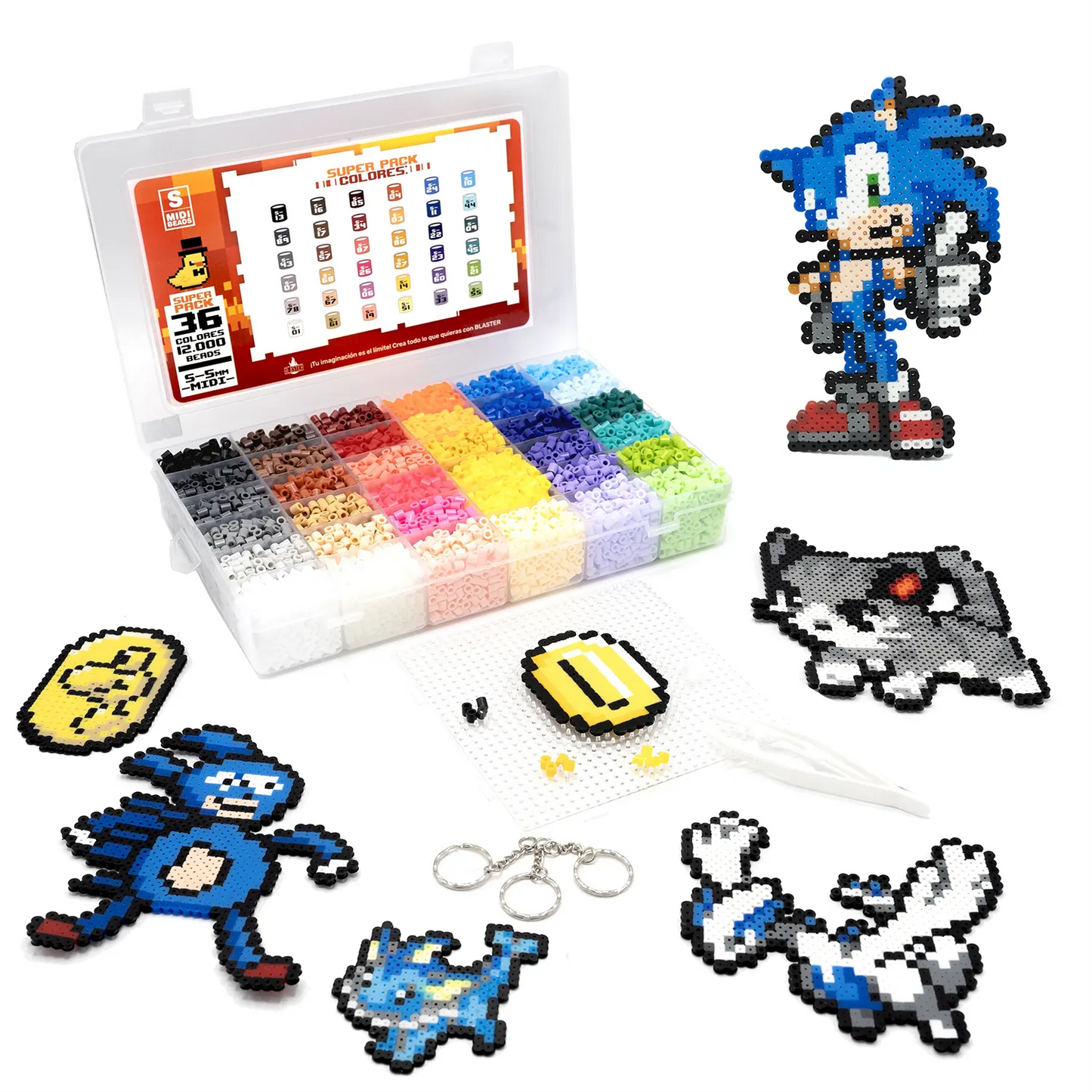 Blaster Beads Pack de 2.6mm - De 10 hasta 36 Colores