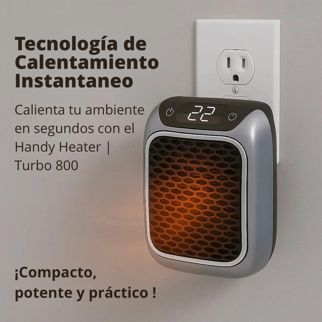 Calefactor Digital Portátil: Calienta La Habitación Sin Aumentar La Factura De La Luz