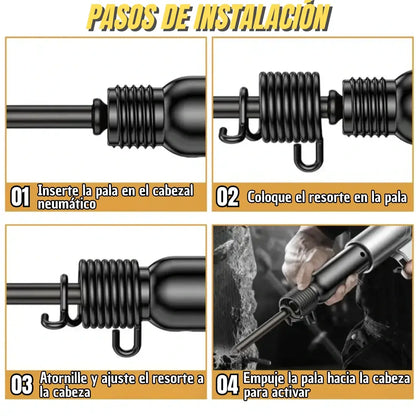 Martillo Neumático de 4 Puntas