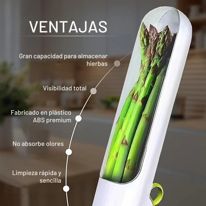 Contenedor para Hierbas Frescas para Nevera