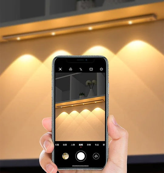 ✨ Luz LED con sensor de movimiento para armarios