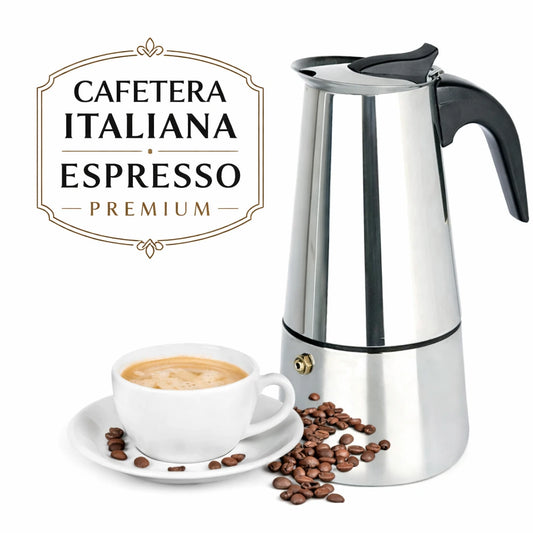 Cafetera italiana de acero inoxidable IZECOFFE MASTER