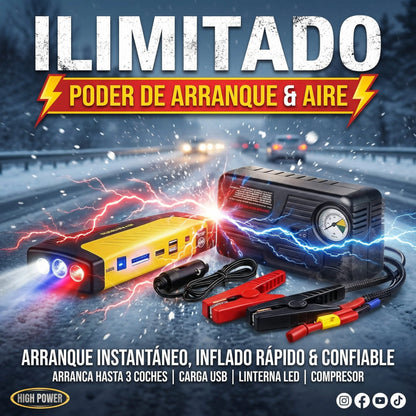 Set Partidor de Auto Cargador de Baterías