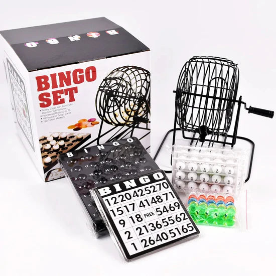 Bingo Casero - Juego de Mesa (Accesorios Completos)