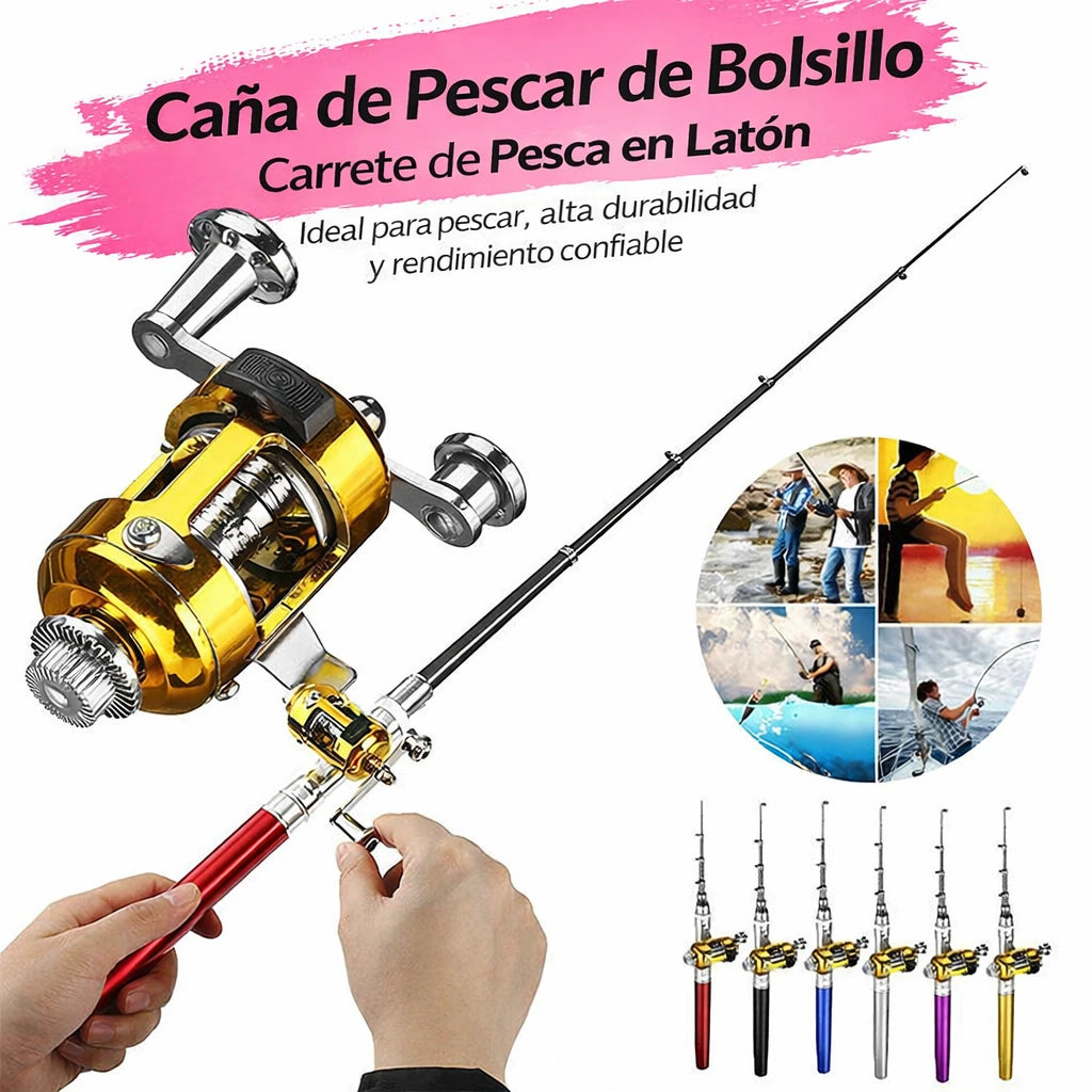 Promoción 2026 🎣 Cañas de Pescar Telescópica de Bolsillo