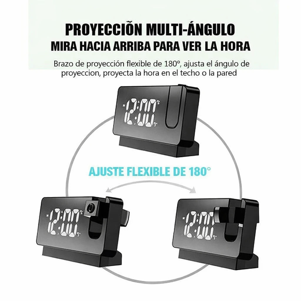 Reloj de proyección digital inteligente