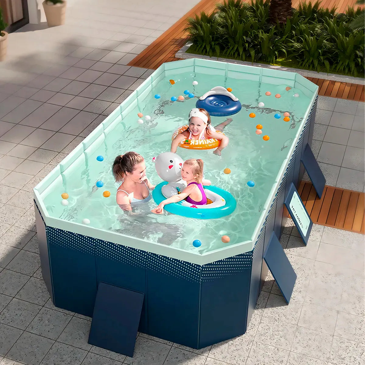 Piscina Plegable Familiar AquaHome