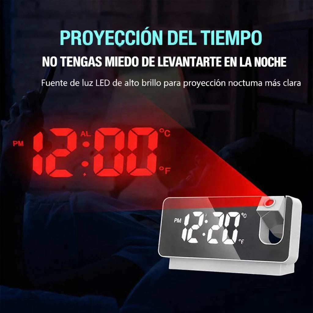Reloj de proyección digital inteligente