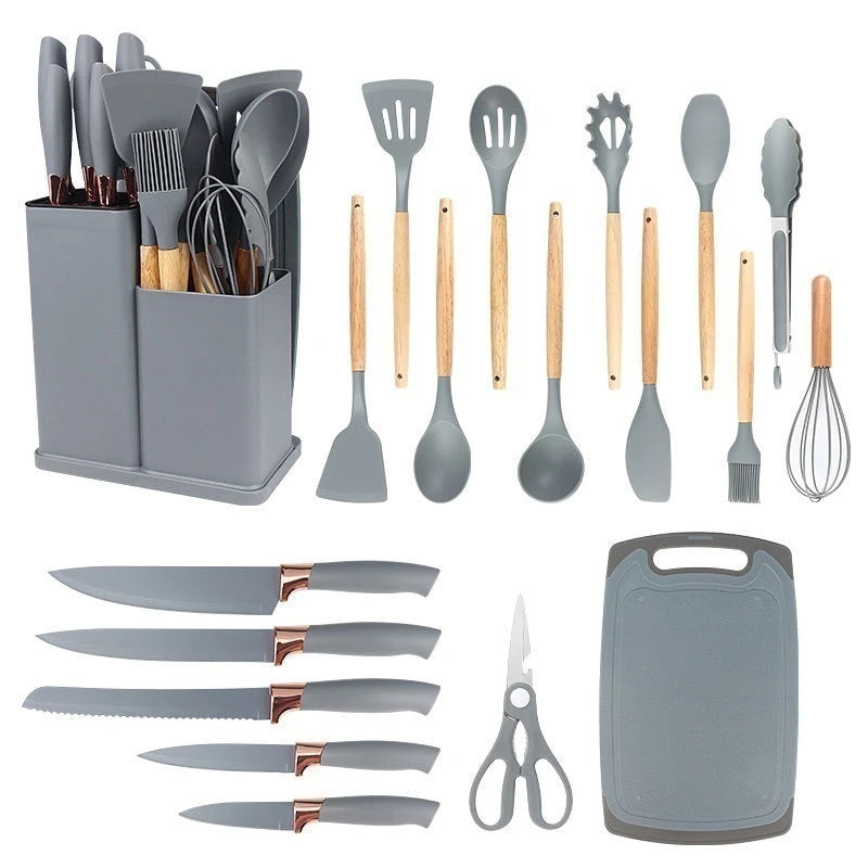Kit de cocina de 19 piezas en silicona de primera calidad