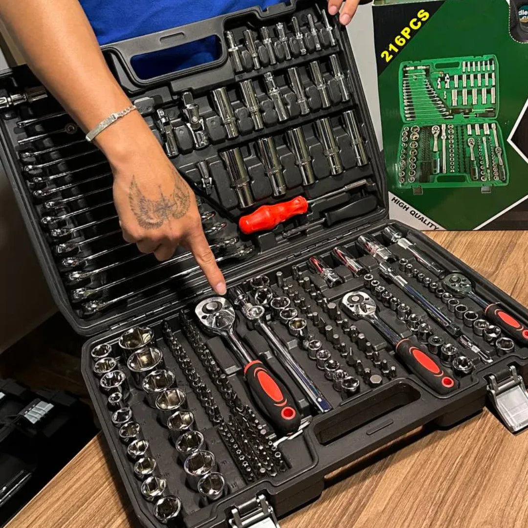 Set de 216 Piezas para Todos tus Trabajos