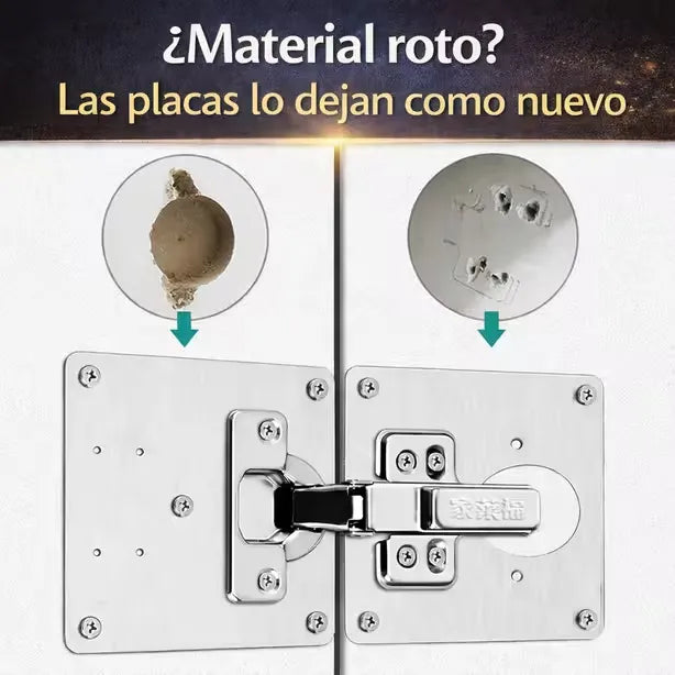 Set de 8 o 12 Bisagras de Alta Resistencia