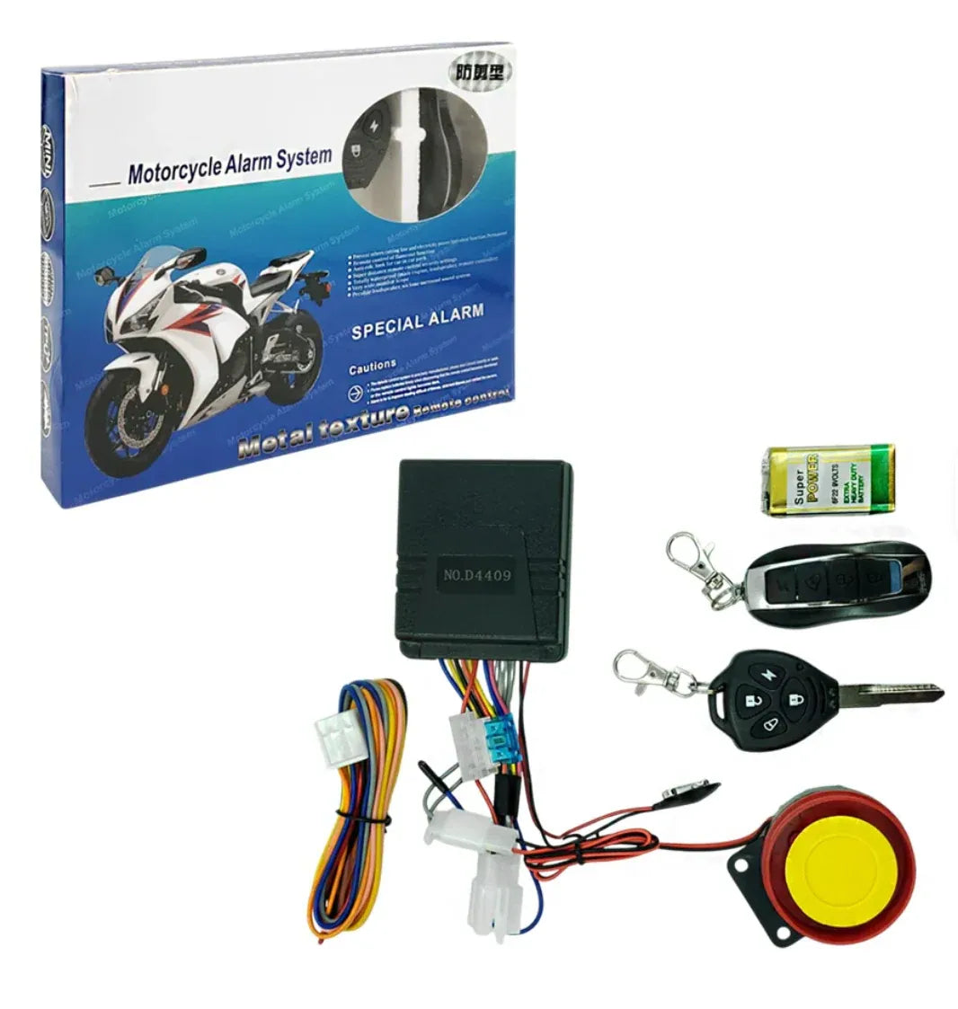 Sistema de Alarma Antirrobo Con Encendido a Distancia Para Moto