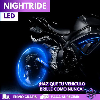 Luces para llanta de Carro o Moto NightRide Led 🚨🚘 🏍️