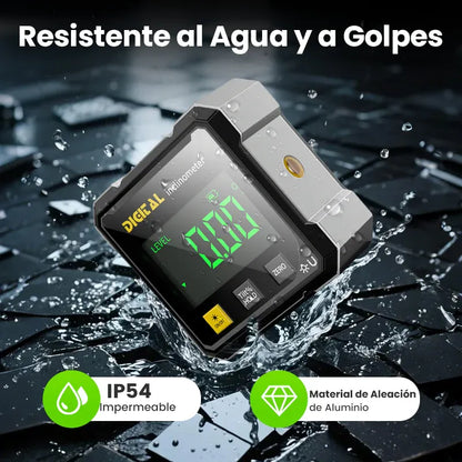 Medidor de Ángulo Digital Magnético de 4 Caras con Láser