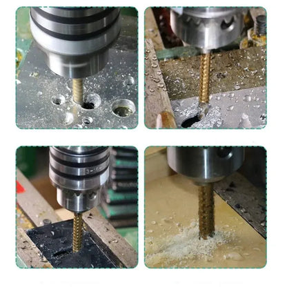 Juego de 6 Brocas HSS Recubiertas de Titanio