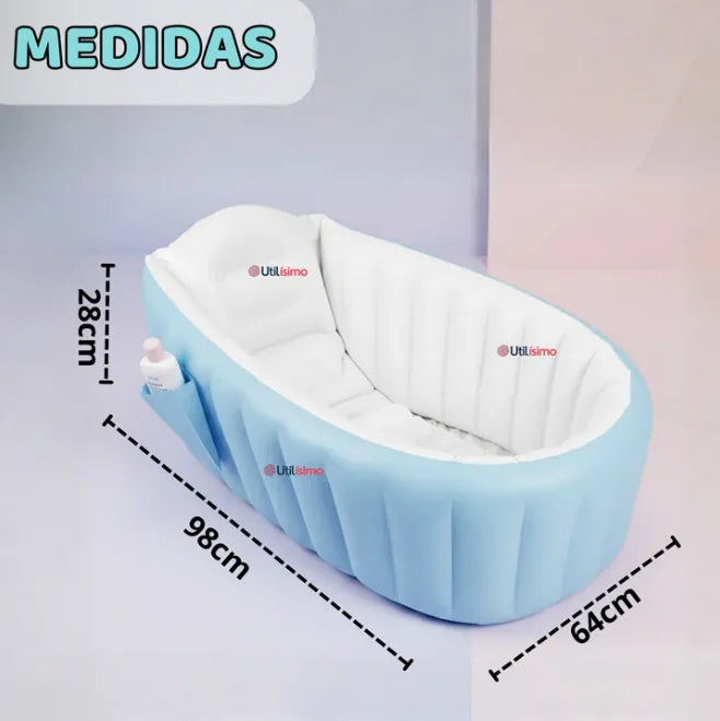 🛁 Bañera MiniPiscina Portátil para Bebé 🤩 | Envío Gratis + Paga en Casa ✨