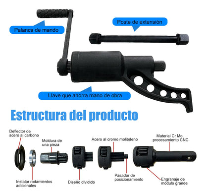 🔧Torque Multiplicador de Fuerza Industrial 8 Dados Potencia y Precisión en tus Manos