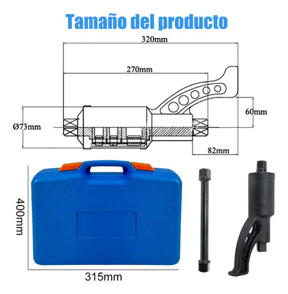 🔧Torque Multiplicador de Fuerza Industrial 8 Dados Potencia y Precisión en tus Manos