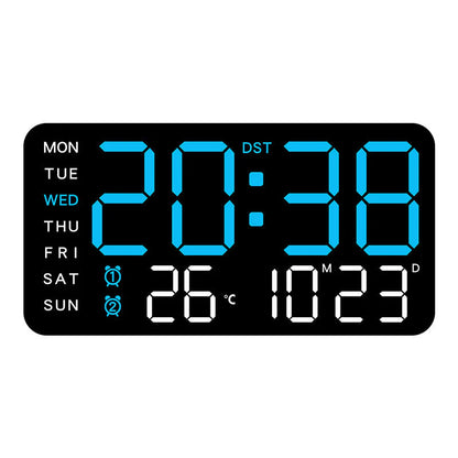 📢📢¡50% DE DESCUENTO! ⏰Reloj de pared digital LED decorativo multifuncional, el reloj digital ilimitado para el hogar noruego moderno