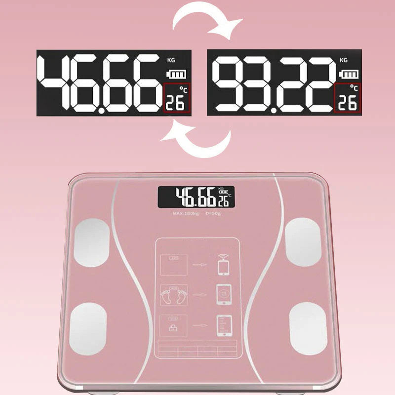 Báscula digital inteligente para medir peso y grasa corporal🏅🔥50% de descuento🔥