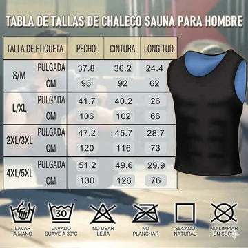 Chaleco Termico Reductor Efecto Sauna
