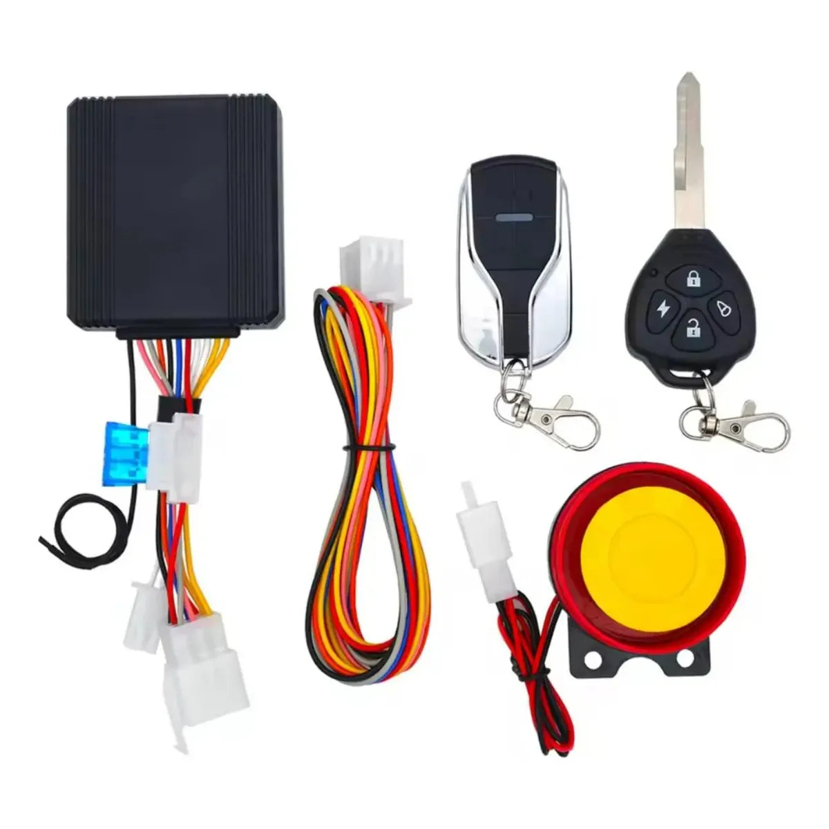 Sistema de Alarma Antirrobo Con Encendido a Distancia Para Moto